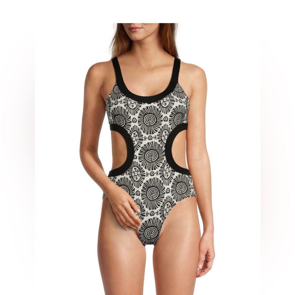 Solid and Striped Swimsuit